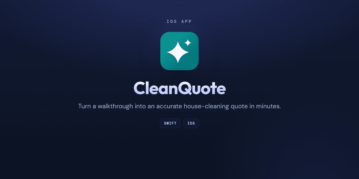 CleanQuote - iOS App