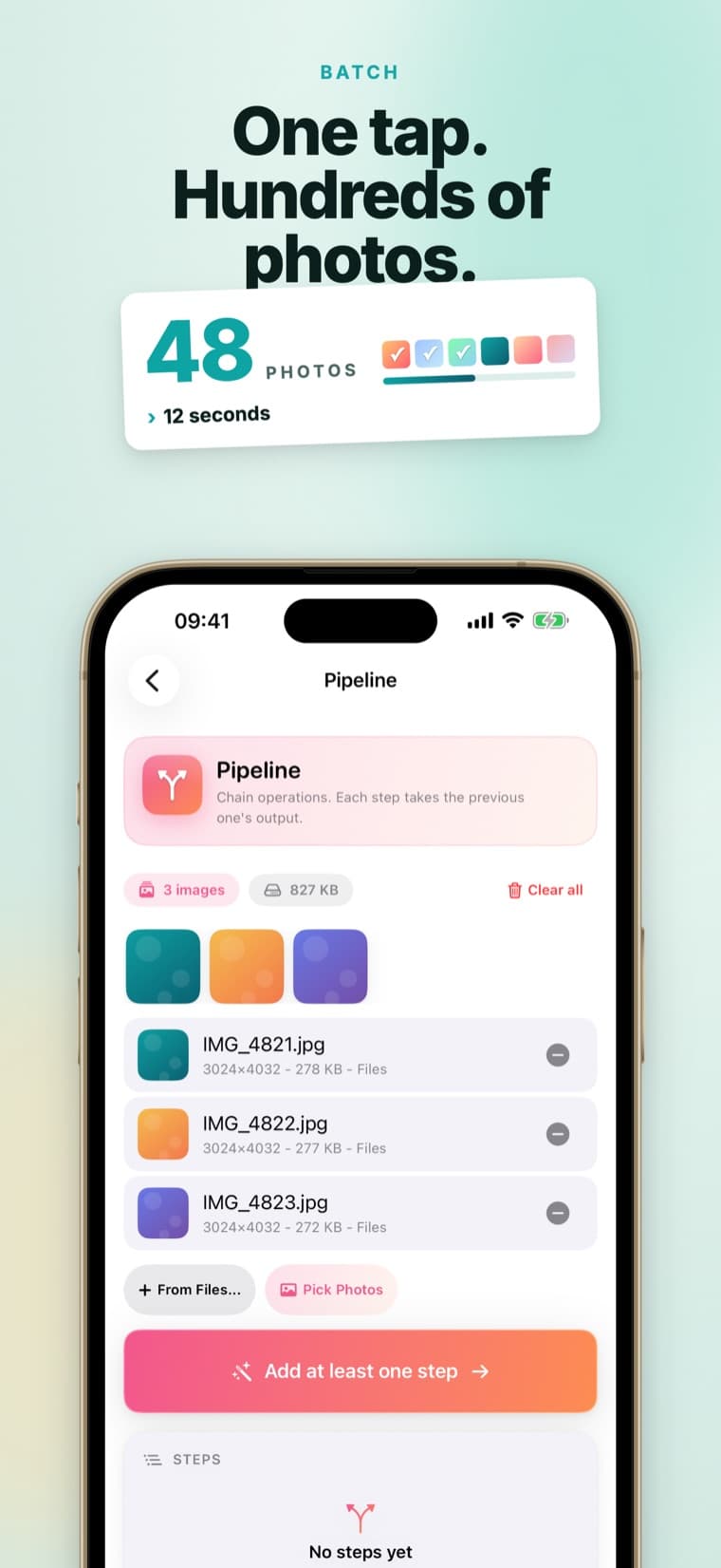 Pixrim batch processing - convert hundreds of photos in one pass